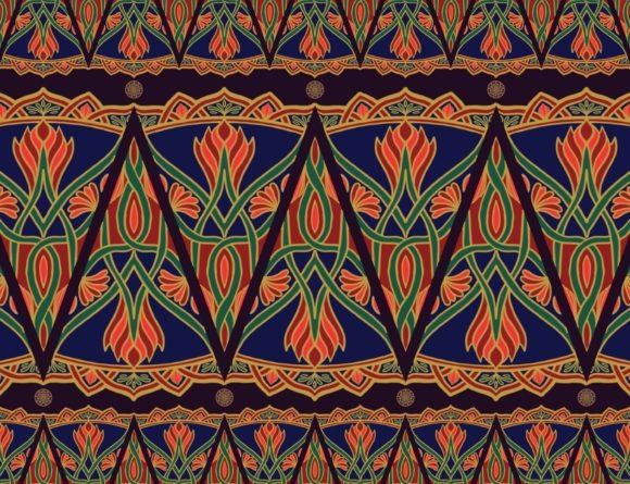 Download Abstract Oriental Ethnic Pattern - Premium Resources