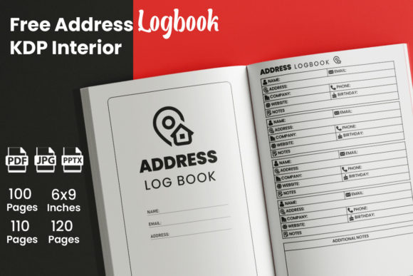 Download Free Address Log Book - KDP Interior - Free Collection